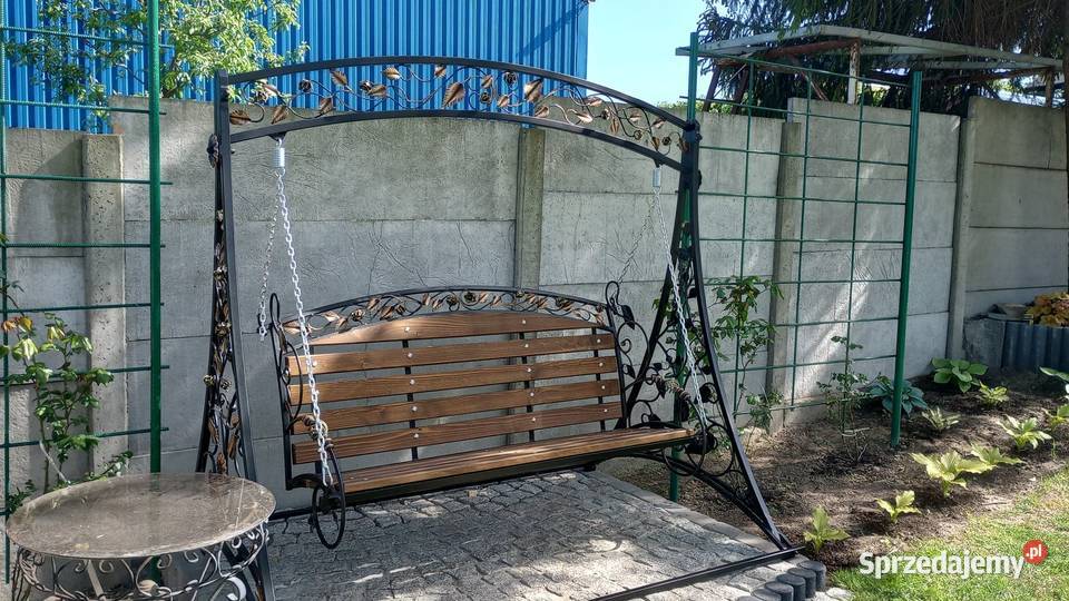 Huśtawka Ogrodowa Metalowa Łężyny