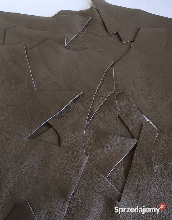 Skóra 610 g Licowa Włoska średnie i małe kawałki