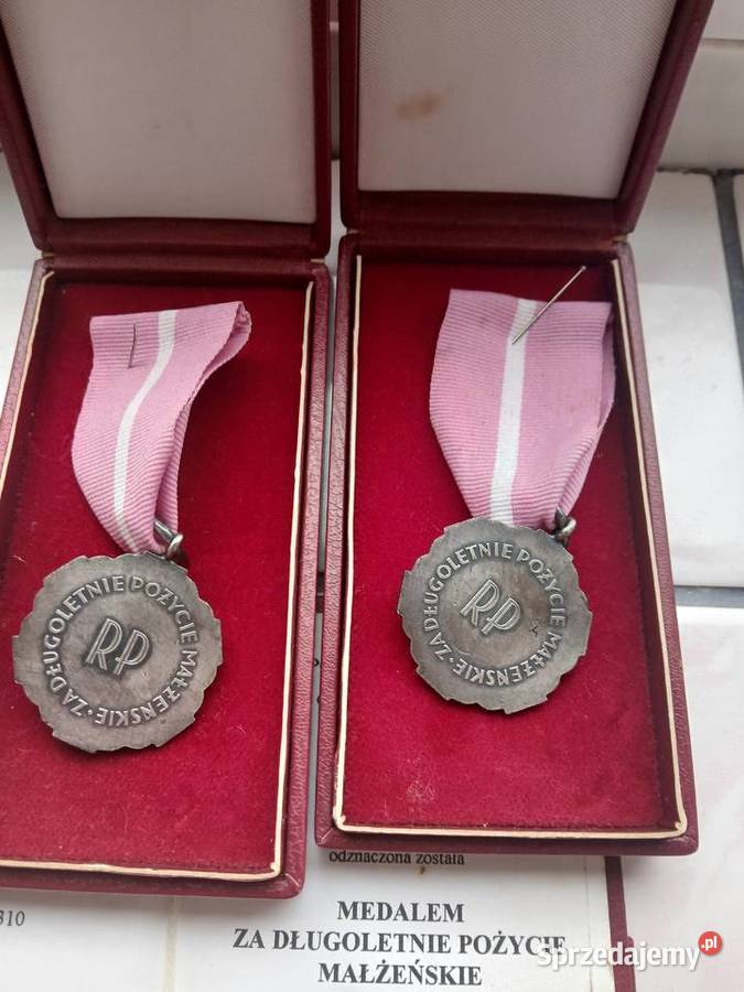 MEDAL ODZNACZENIE ORDER DŁUGOLETNIE POŻYCIE Sandomierz