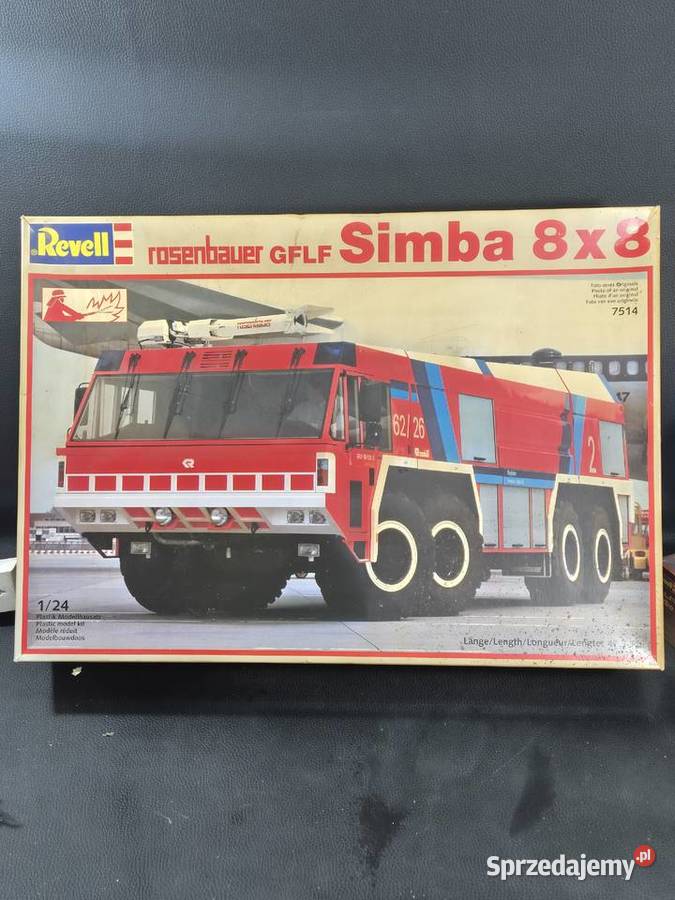 Revell Rosenbauer GFLF Simba Simba 8 x 8 Model Modelarstwo Modelarstwo Poddębice