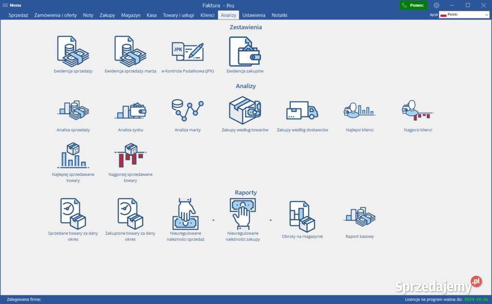 Faktura Pro faktury z magazynem i KSeF łódzkie Łódź