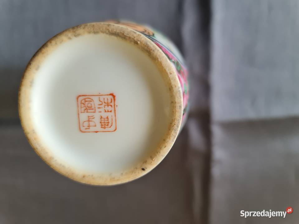 Stary chiński wazonik porcelanowy Warszawa