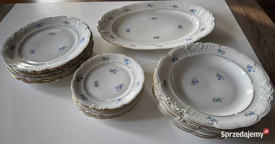 Zestaw obiadowy porcelanowy Wawel z czasów PRL Poznań