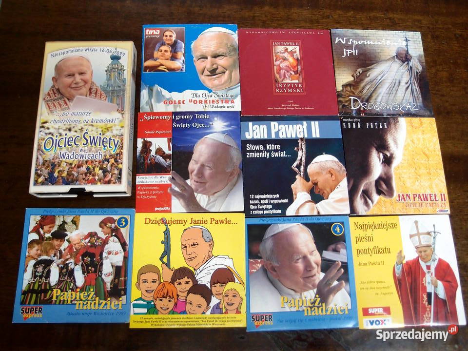 Kolekcja Płyt Pamiątki związane z Papieżem JPII Łódź