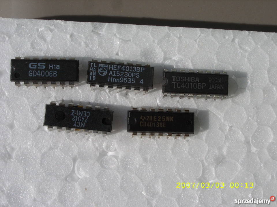 Uklady CMOS 4008 4010 4012 4013 40161 zl2 sztuki Wołów