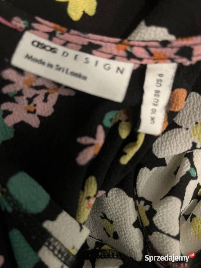 Asos sukienka modny wzór kwiaty floral hit blog