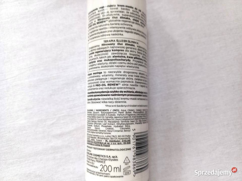 KremMaska do rąk Śluz Ślimaka Eveline 400 ml Unisex Białystok