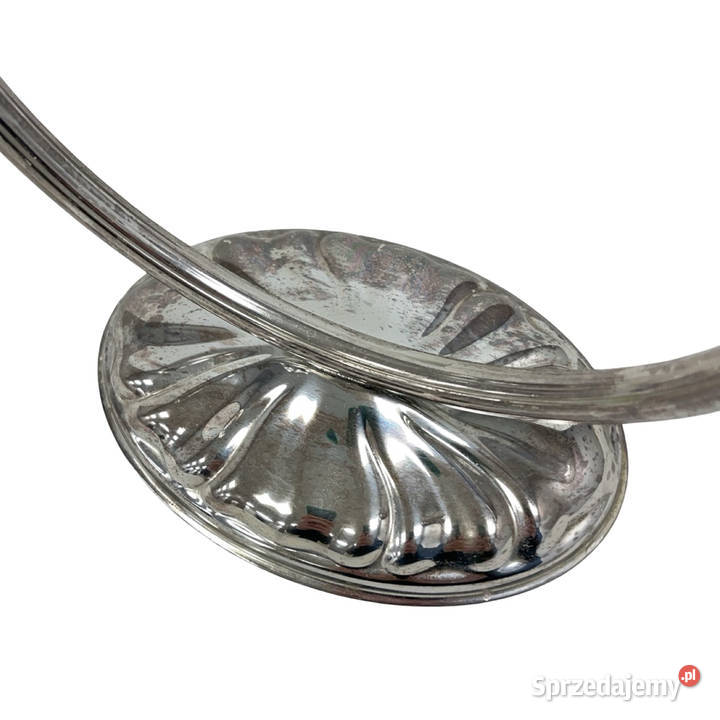 Świecznik Art Deco dwuramienny plater Warszawa