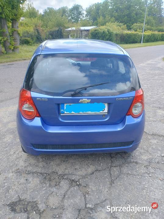 Chevrolet Aveo 14 B 20089r Klima Opł 2026 Elbląg