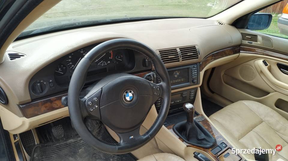 BMW E39 lift 520d felgi 18 radio warmińsko-mazurskie sprzedam