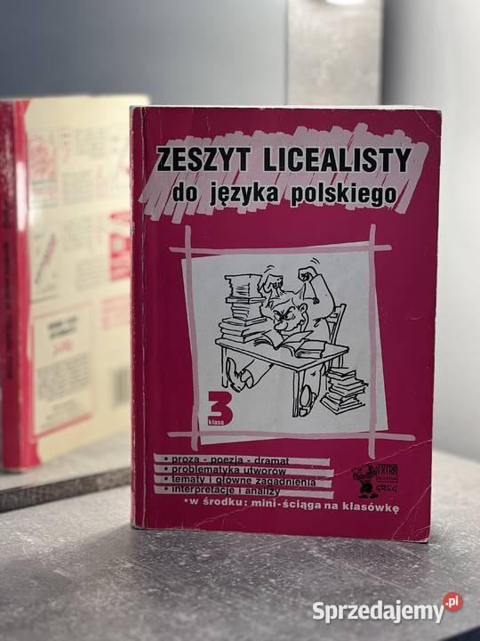 Zeszyt licealisty do języka polskiego - klasa 3 - GREG 1998