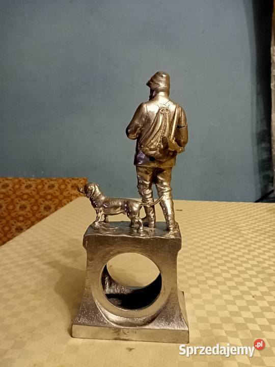 Bibelot myśliwy z psem na polowaniu Otwock