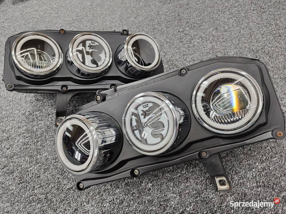 Reflektory Alfa Romeo 159 Brera H7 logo LED Kielcza