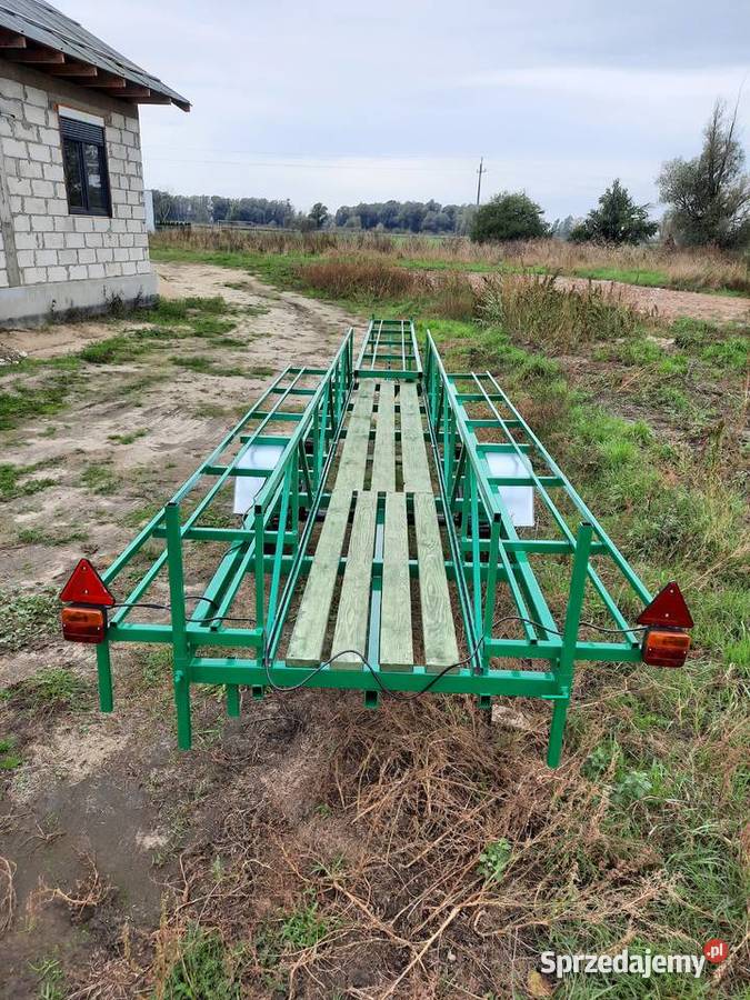 Przyczepa do przewozu uli Mobilna pasieka wielkopolskie Kościan