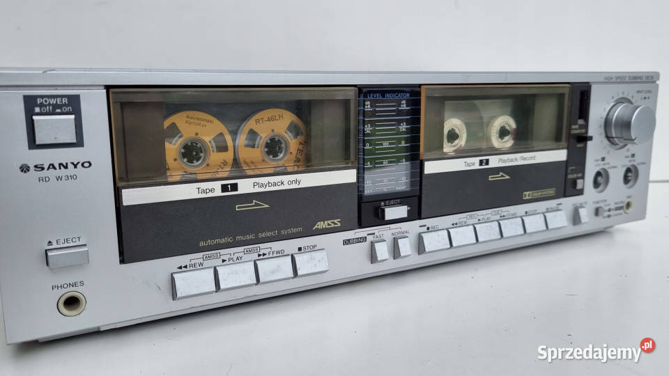 SANYO RD W 310 magnetofon cassette deck Międzychód