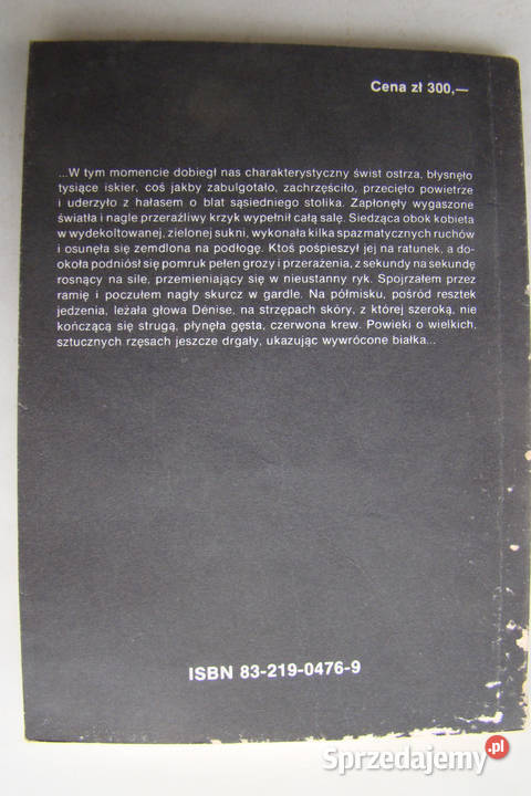 Szalona noc w Paryżu Zofia Kaczorowska kryminał Limanowa sprzedam