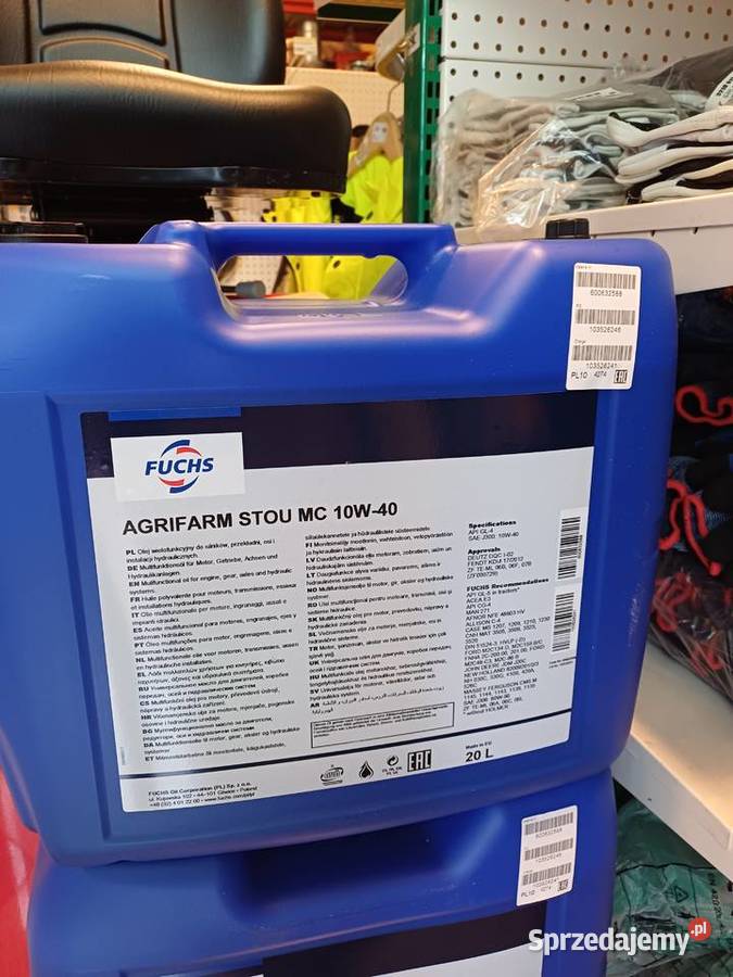 Olej Agrifarm Stou 10W40 MC 20 litrów Motoryzacja łódzkie Sieradz