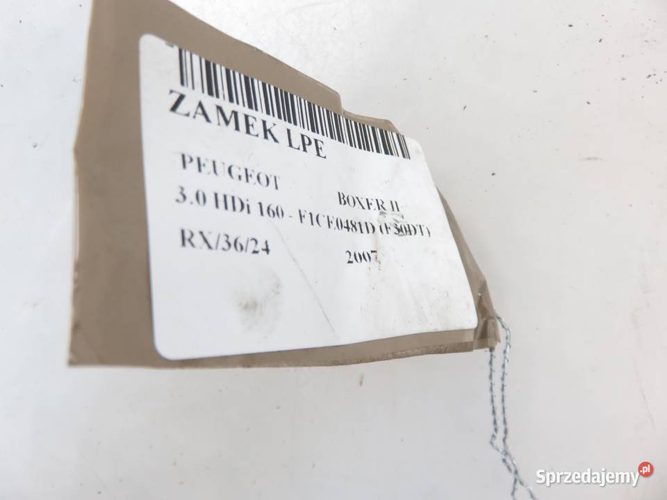 ZAMEK LEWY PRZEDNI PEUGEOT BOXER II 1346336080 6