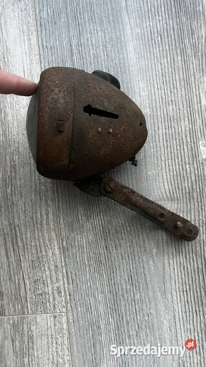 Lampa Rowerowa Zabytkowa Prl Melas Ptr 108 małopolskie Polanka Wielka