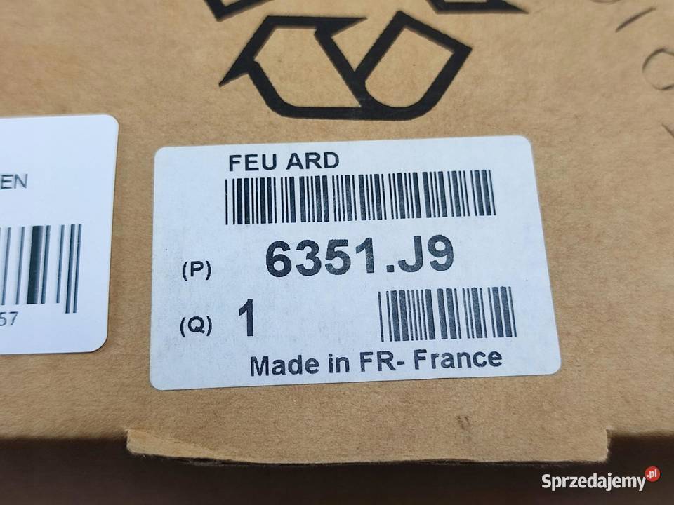 LAMPA PRAWA TYŁ CITROEN XANTIA X2 19982003 lubelskie