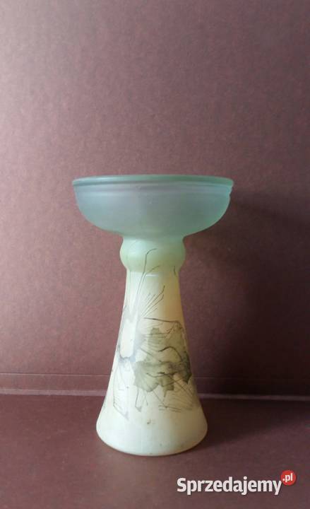 Retro Dekoracyjny Wazon Szkło Szronione pomorskie Gdańsk sprzedam