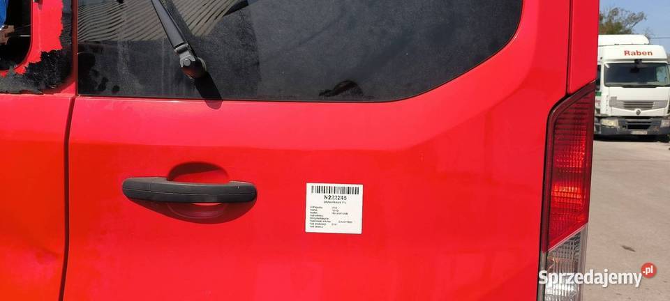 DRZWI PRAWE TYŁ FORD TRANSIT MK8 PRZESZKLONE osobowe Pozostałe Lipno