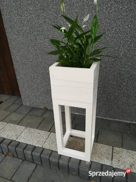 Kwietnik drewniany lite drewno Szadek