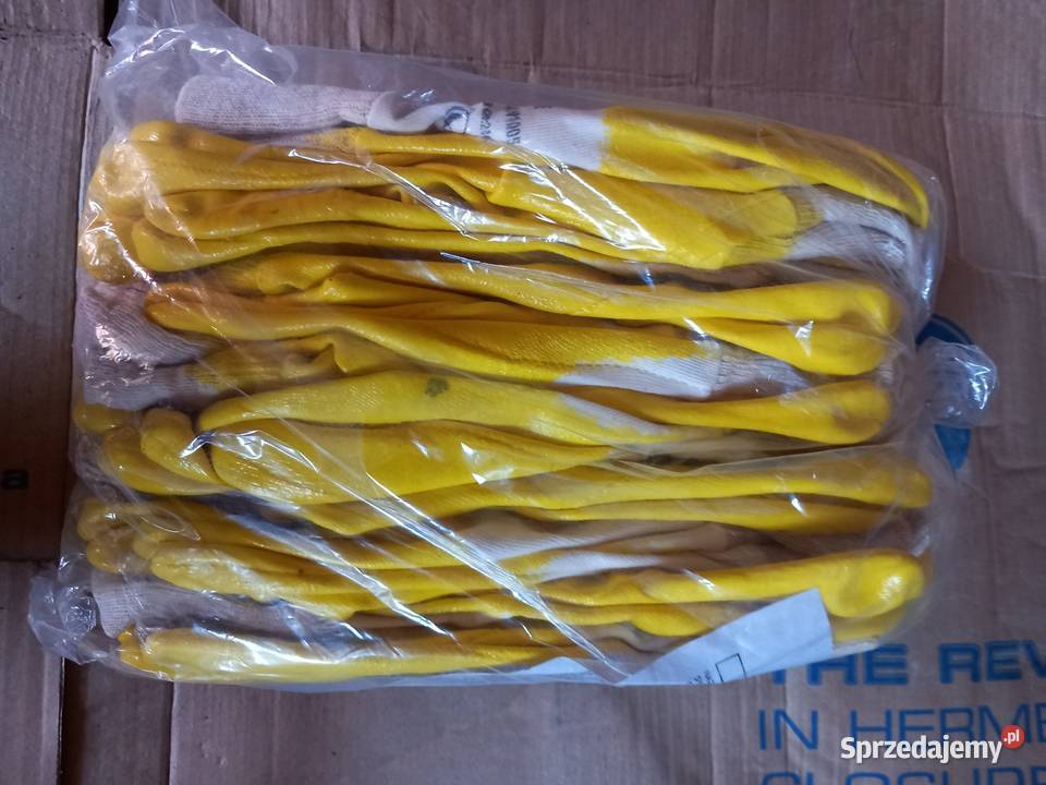 Rękawiczki budowlane gumowe Końskie