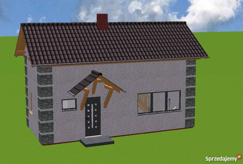Projekt domu ZG8d na zgłoszenie bez pozwolenia Warszawa sprzedam