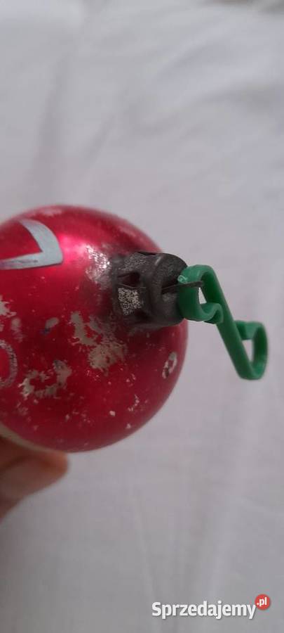 Ozdoba bombka choinkowa prl wielkopolskie