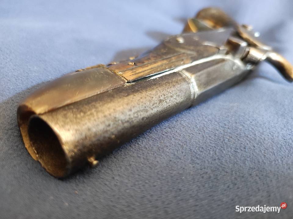 Pistolet kapiszonowy oficerski I poł XIXw sprzedam