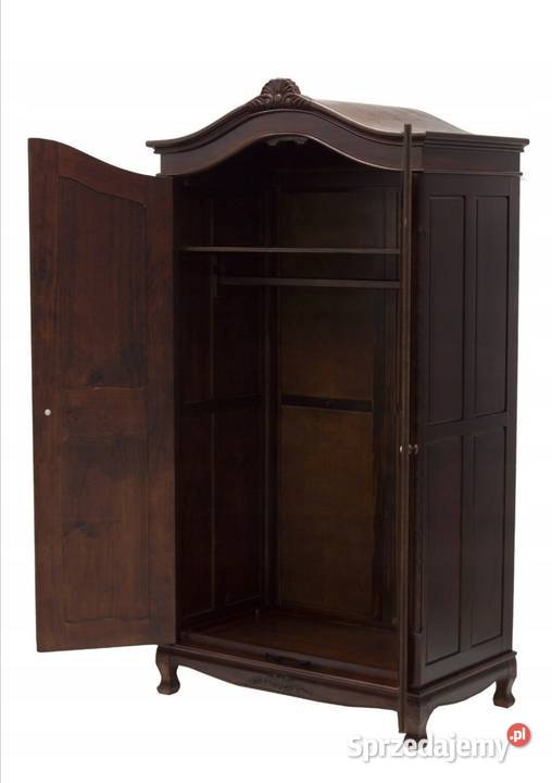 Szafa drewniana rzeźbiona wielkopolskie Koziegłowy