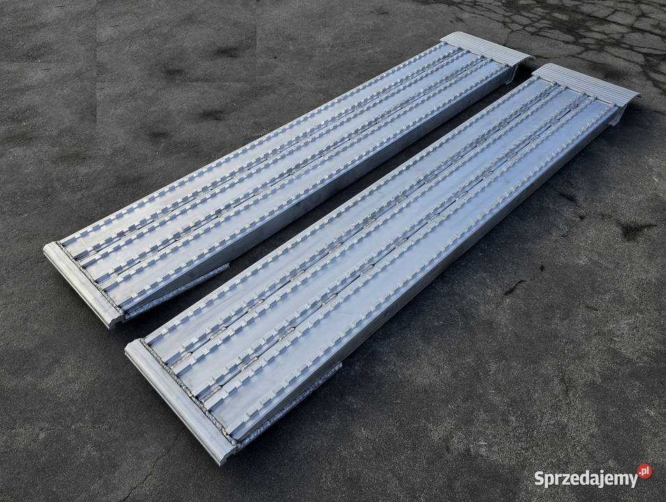Najazdy aluminiowe 9 ton 2800x450x90mm mocowanie Lubanie