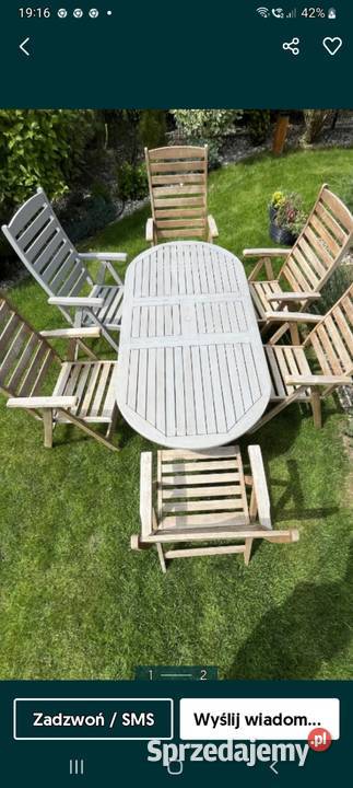 Zestaw mebli ogrodowych