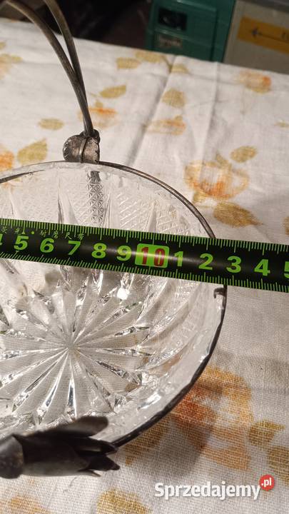 Cukiernica Hefra Argentum plater kryształ Zielona Góra