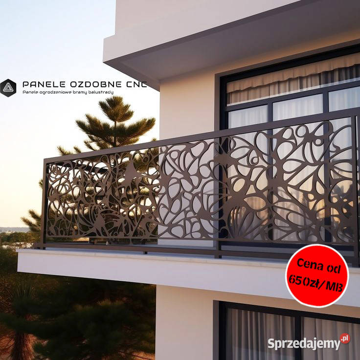 Balustrada metalowa wycinana laserowo balustrada Poznań