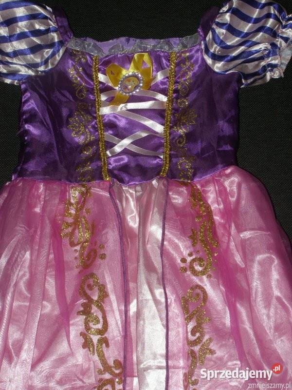 Strój kostium przebranie ROSZPUNKA ZAPLĄTANI 7 Siedlce