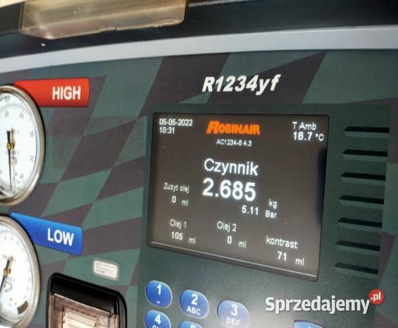 Stacja klimatyzacji Bosch Acs 661 na 1234yf EV Bielsko-Biała