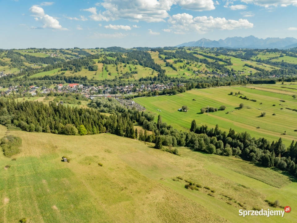 Działka rolna z widokiem na Tatry Biały Dunajec