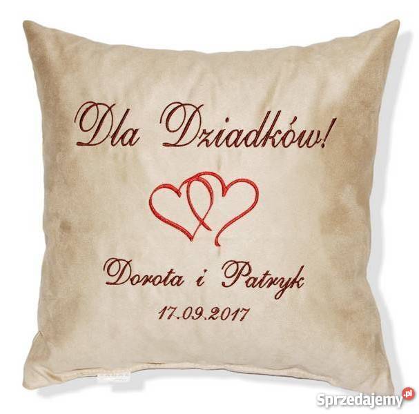 PODUSZKA BABCI i DZIADKA na Ślub jako Grudziądz