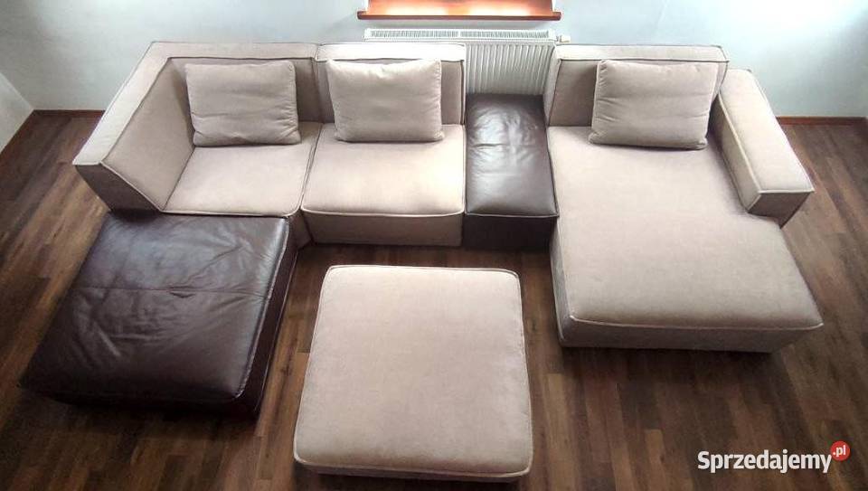 Modułowa sofa niemieckiej firmy INTERLIVINGSkóra pomorskie Gdańsk sprzedam