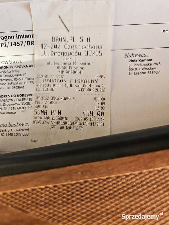 Hatsan 35 S 45mm Myślenice sprzedam