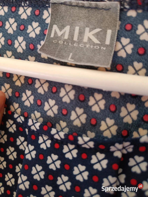 Granatowa koszula we wzór Miki r L Dąbrowica
