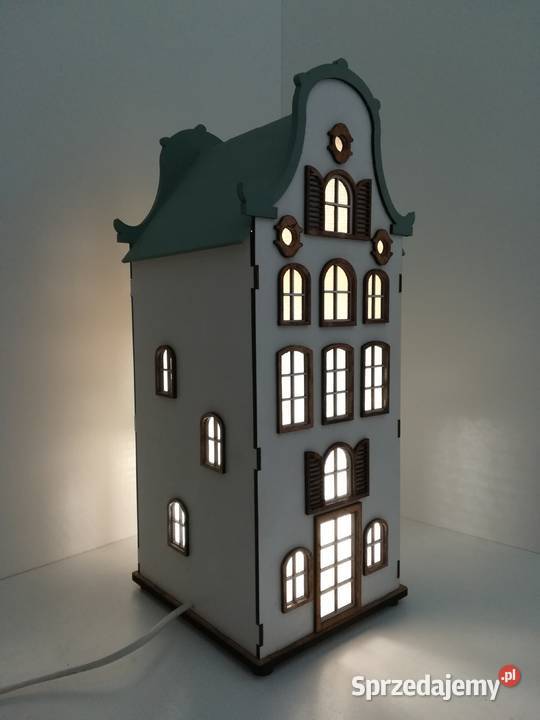 Domek kamienica lampa Oświetlenie Poznań