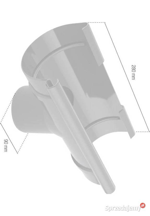 Bryza PVC Lej spustowy 12590 mm biały Białystok