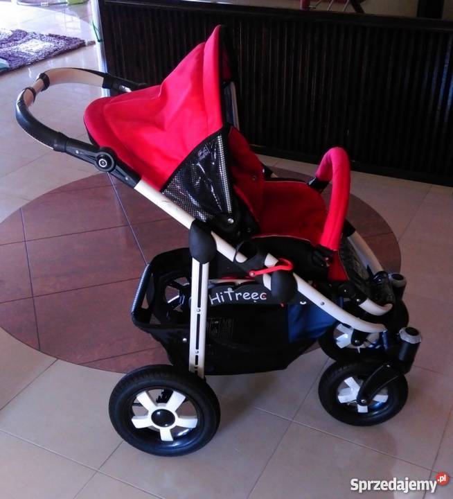 Wózek 3funkcyjny Emjot HiTreec BlackWhite Przekładane siedzisko  Trzebieszów sprzedam