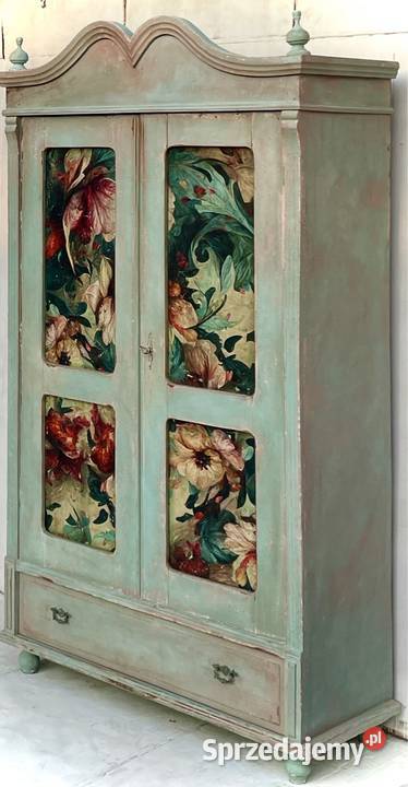Szafa vintage dwudrzwiowe prowansalska shabby Szafy i garderoby
