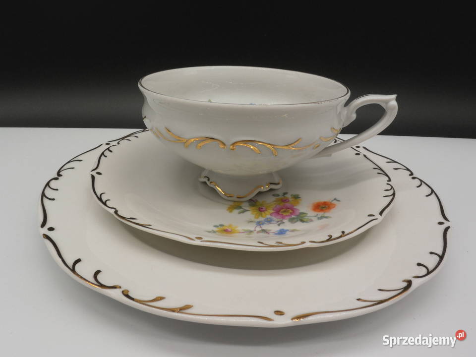 TRIO Von Schierholz PLAUE Luksusowa Porcelana z