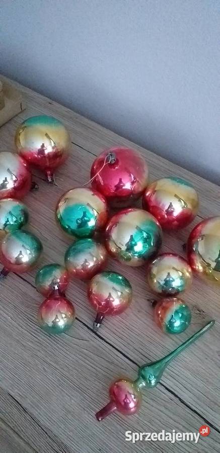 Bombki plus czubek prl Przedbórz sprzedam