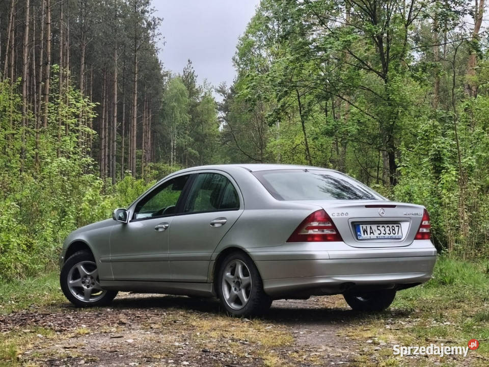 Mercedes C 200 2006r Kompressor Gaz Automat W203 VAT marża